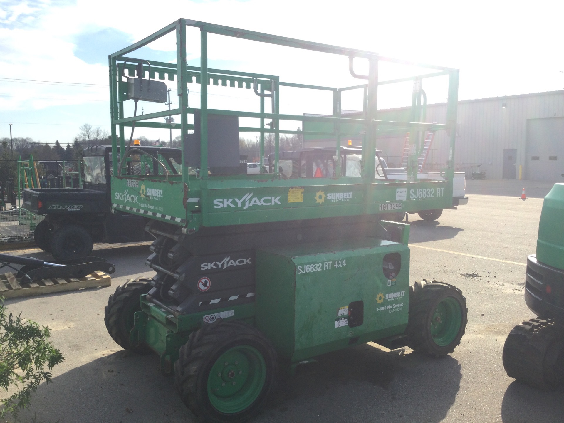 2017 Skyjack SJ6832RT Diesel 4x4 Scissor Lift